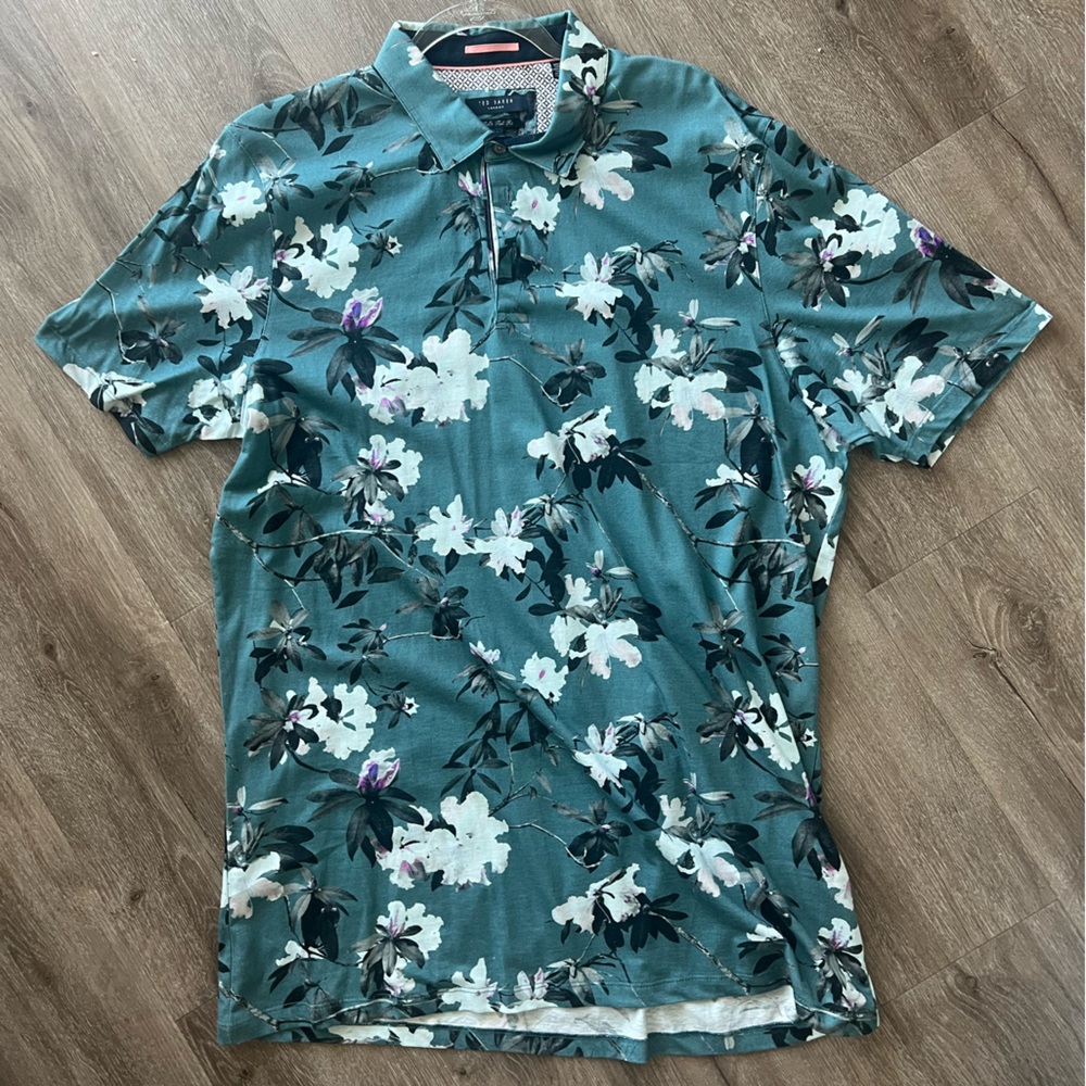 Worn once Ted Baker collared t shirt!